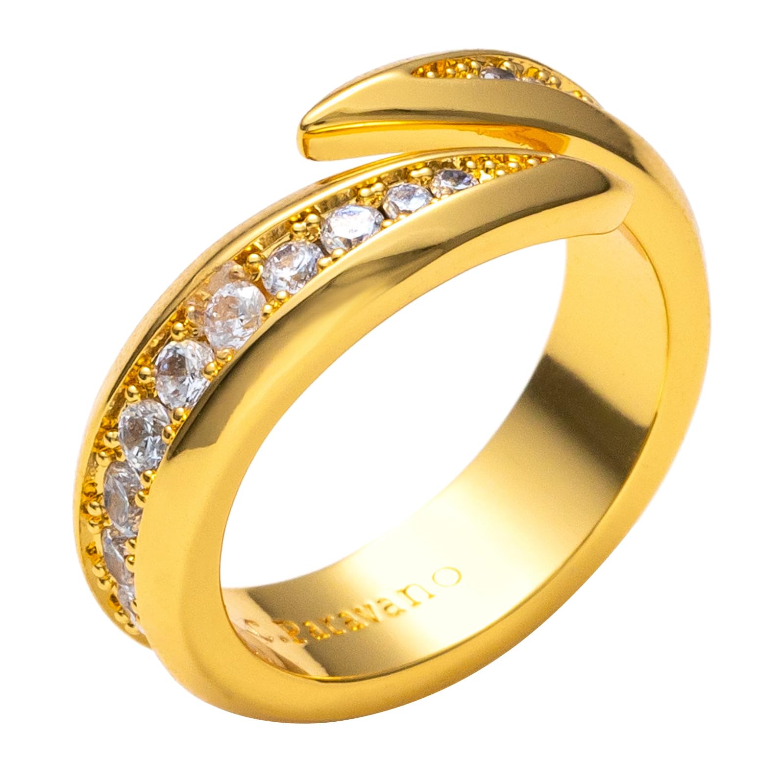 Elegant Gold Plated Adjustable Open Rings for Women | Fashion Jewelry for Daily Wear & Special Occasions | Perfect Gift for Her
