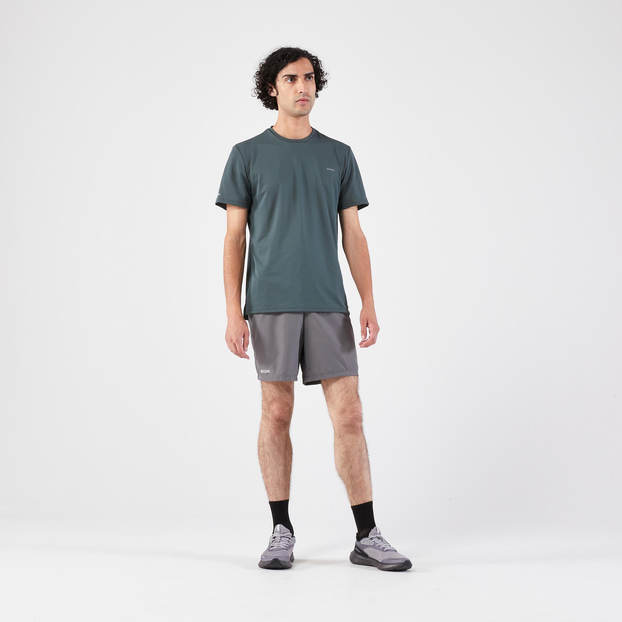 Kiprun Men's Run 100 Dry Running Shorts - Lightweight Quick-Dry Athletic Shorts for Men - Perfect for Jogging, Gym Workouts & Outdoor Activities