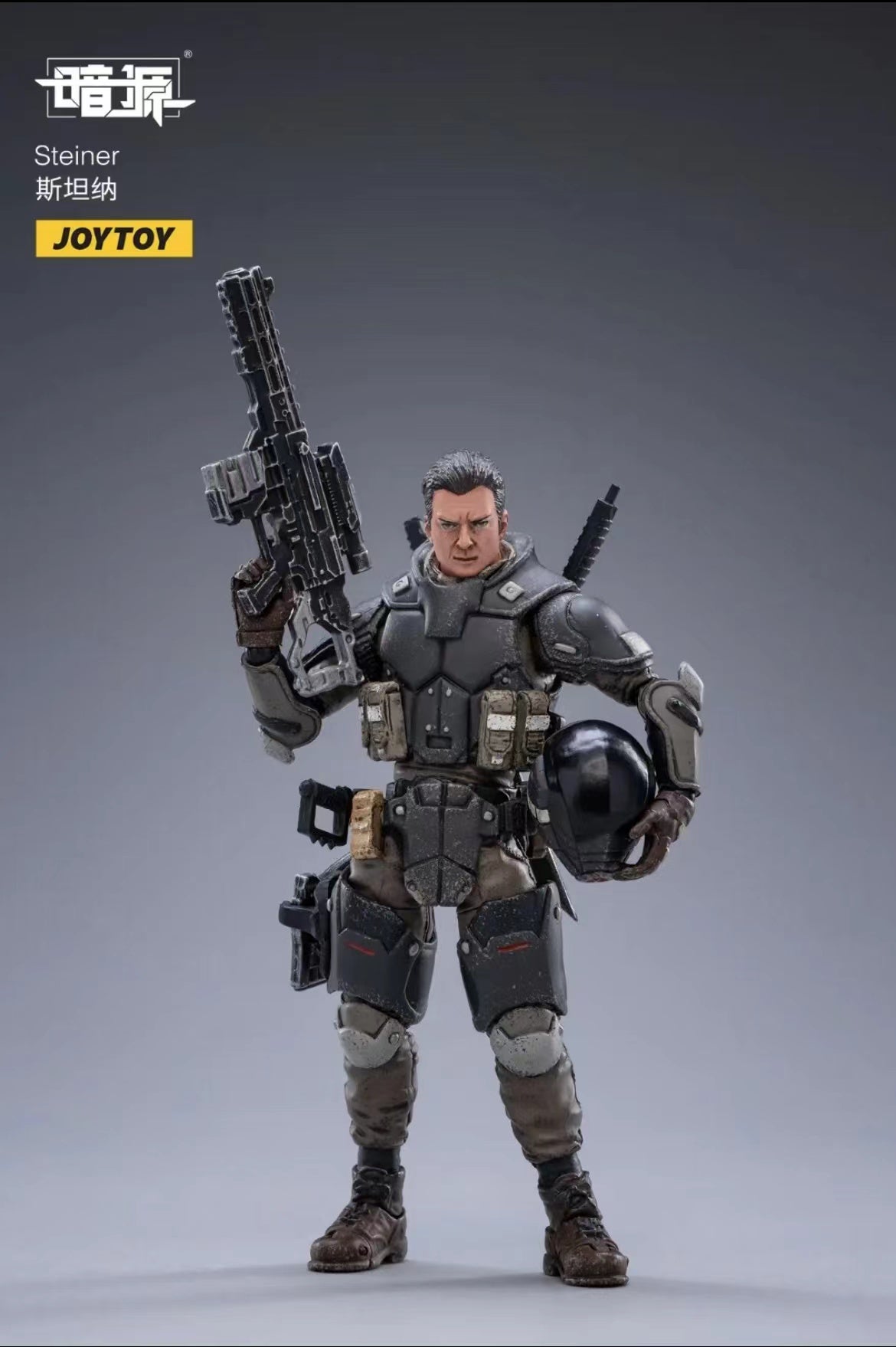 JOYTOY 1/18 Scale Dark Source Action Figure Set (3PCS) - Collectible Military Character Models for Display & Diorama Scenes