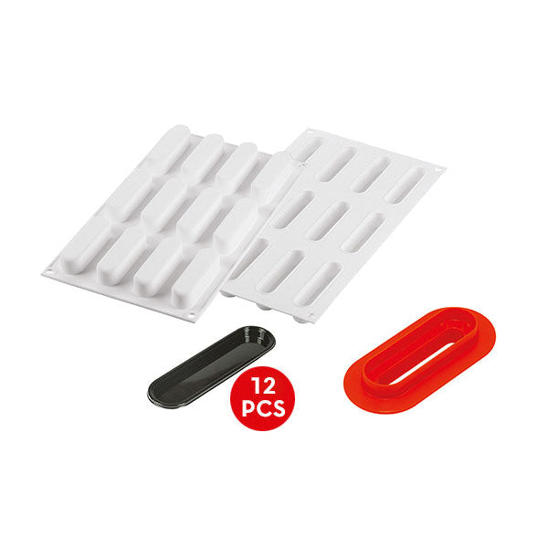 SILIKOMART Caroline 30 Silicone Cake Mold with Cutter - Perfect for Baking, Cake Decorating, and DIY Desserts