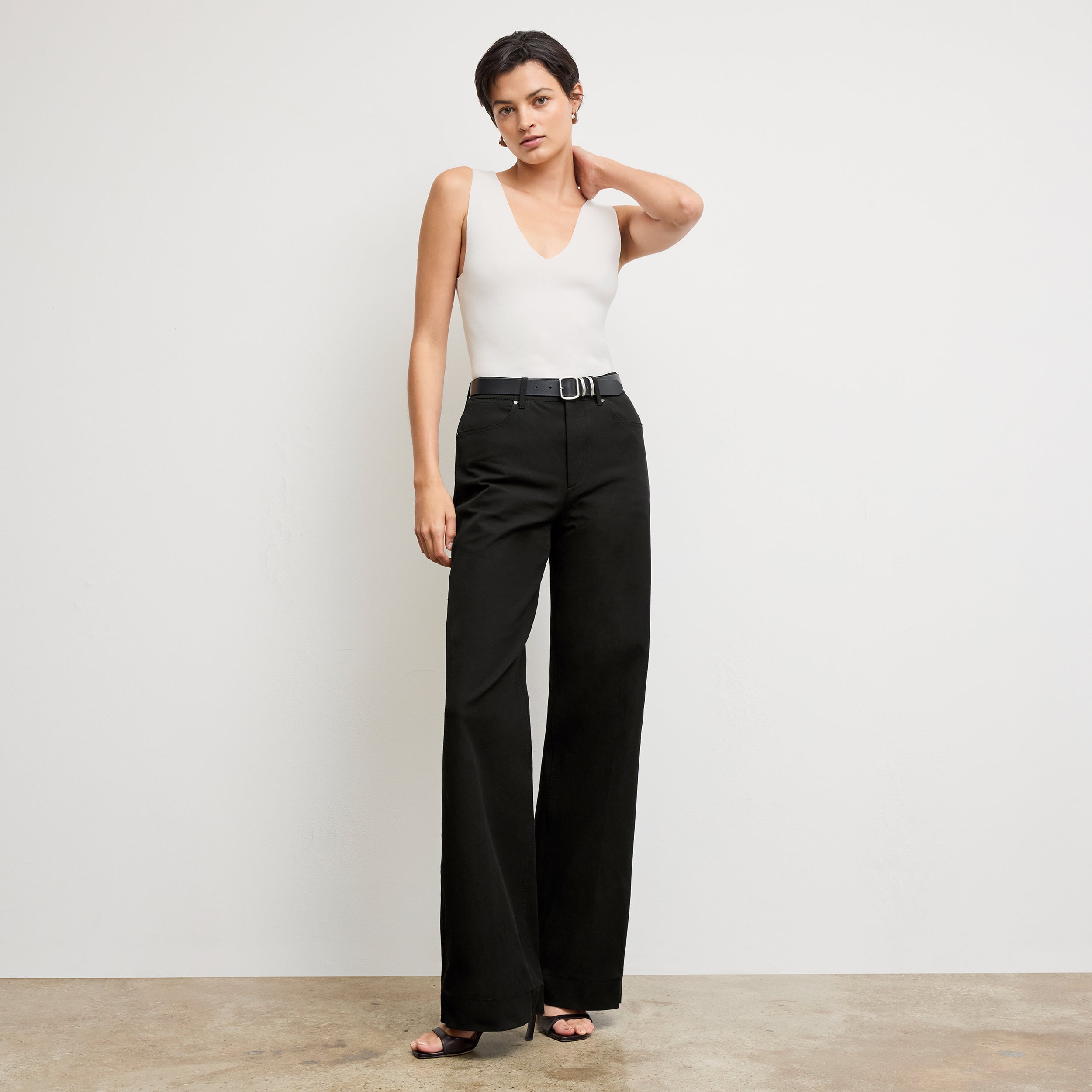 Milo Wide Leg Eco-Friendly Jeans - Better Than Denim in Black | Sustainable Fashion for Women, Casual Wear & Everyday Comfort