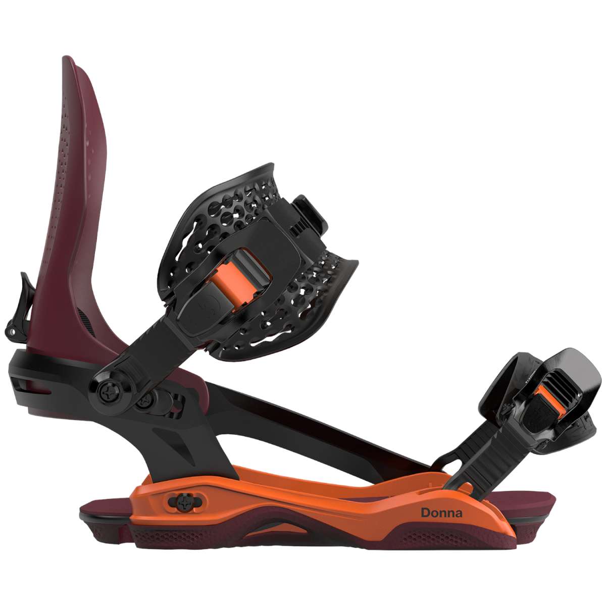 Bataleon Donna Women's Snowboard Bindings 2024 - Lightweight & Responsive for All-Mountain Riding - Perfect for Freestyle, Park & Powder Snowboarding