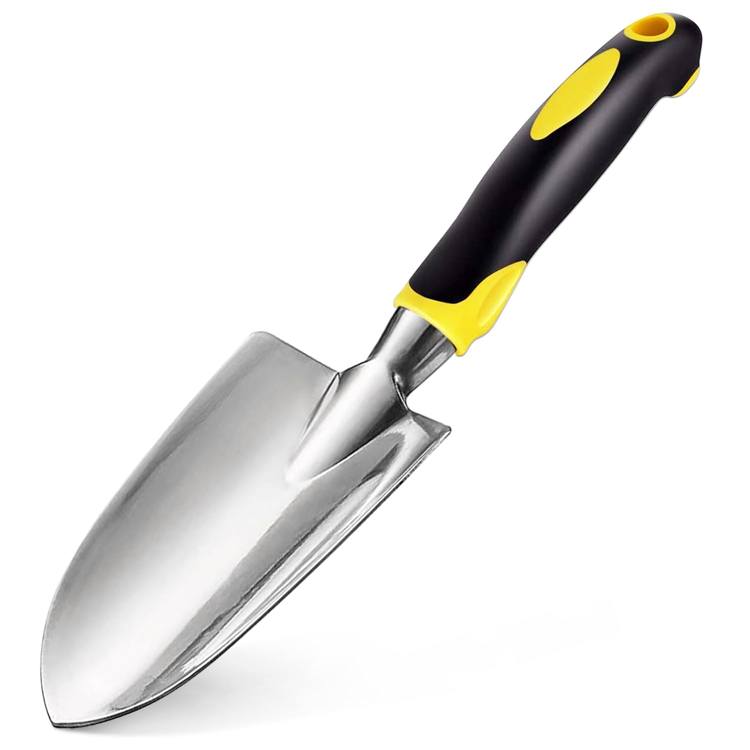 Viroohield Stainless Steel Garden Hand Shovel - Heavy Duty Digging Trowel for Hard Soil, Gardening Tools for Planting, Cultivating & Weeding - Perfect for Raised Beds, Potting Plants & Outdoor Landscaping