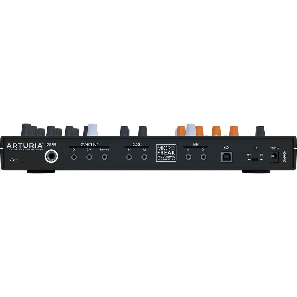 Arturia MicroFreak Vocoder Hybrid Analog/Digital Synthesizer with Advanced Digital Oscillators - Black | Bundle with Gooseneck Mic & Studio Headphones | Perfect for Music Production, Live Performances & Home Recording Studios