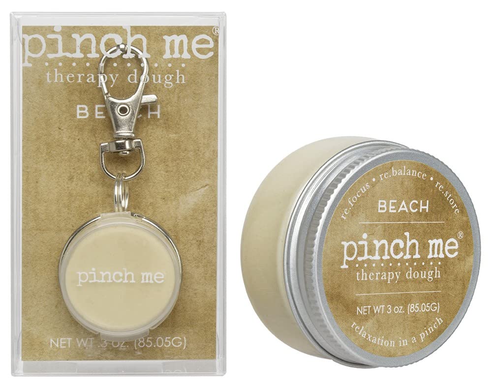 Pinch Me Therapy Dough Locket Set - Aromatherapy Stress Relief Putty with Clip-On Scented Locket | 3oz Dough + 0.3oz Essential Oil Scent | Perfect for Anxiety Relief, Office Stress, Travel & Home Relaxation