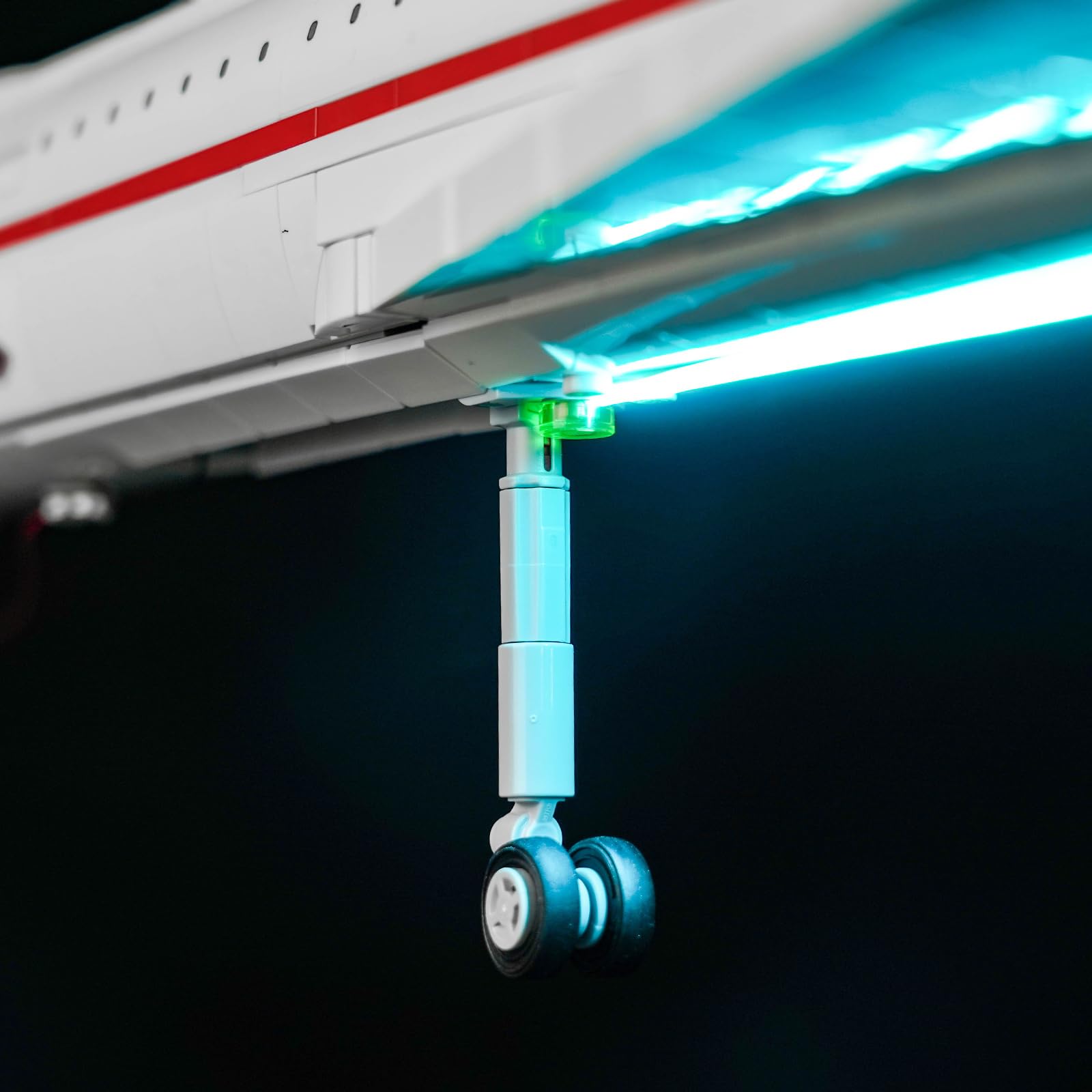 VONADO LED Light Kit for Lego Concorde 10318 - Creative Lighting Set Accessories Compatible with Icons Lego 10318 Concorde 2023 Model (Lights Only) - Perfect for Display, Night Light, and Lego Enthusiasts' Collections