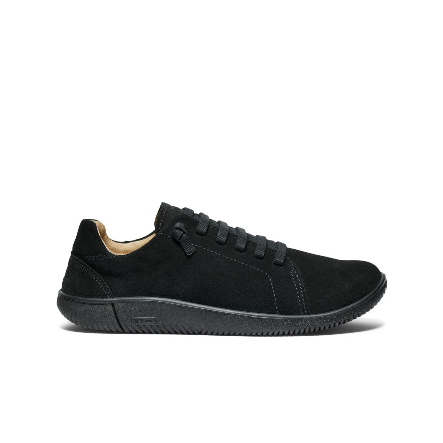 Men's KNX Suede Lace-Up Casual Shoes - Black/Black | Comfortable & Stylish for Daily Wear, Work & Outdoor Activities
