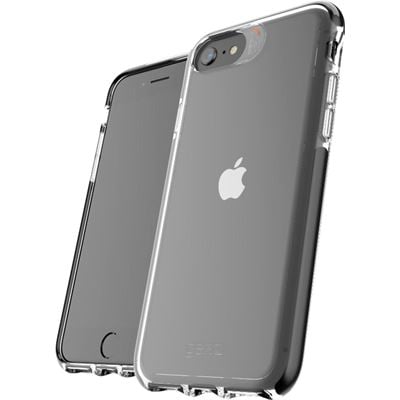 GEAR4 D30 Piccadilly Shockproof Case for Apple iPhone SE/6/6S/7/8 - Black | Slim Protective Cover for Everyday Use, Work & Outdoor Activities