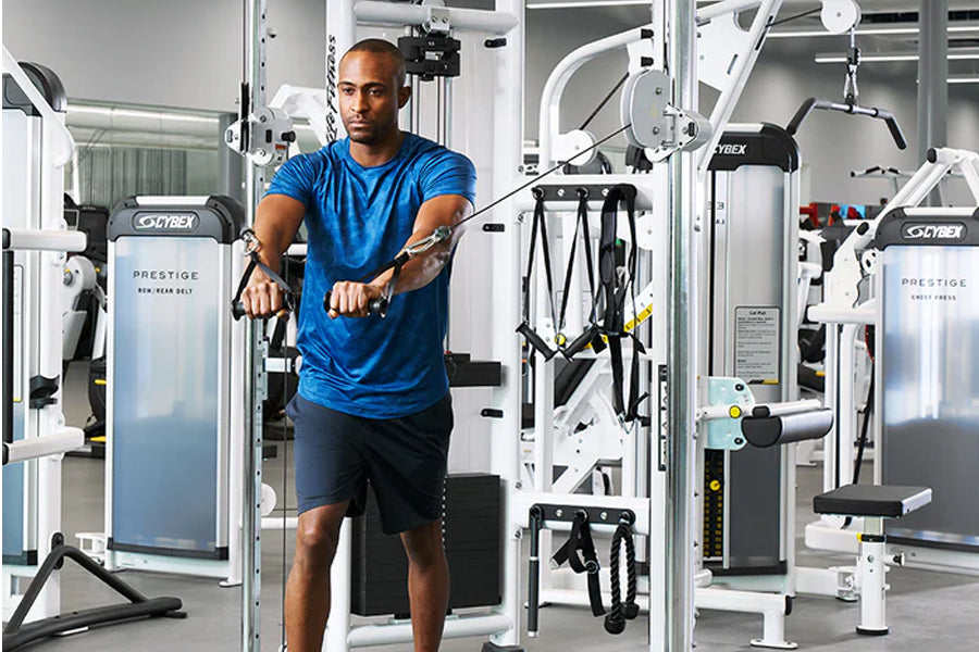 Life Fitness Signature Series Dual Adjustable Pulley - Premium Home & Commercial Gym Equipment for Strength Training & Full-Body Workouts