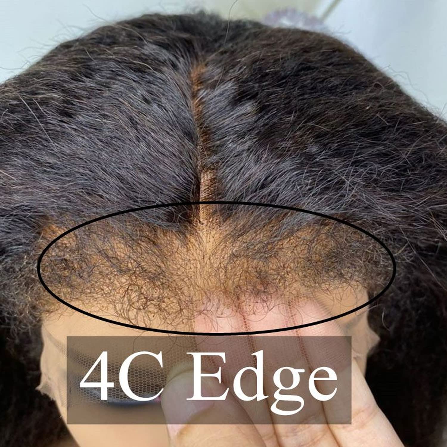 13x6 HD Lace Frontal Human Hair Wig with Pre-Plucked Bleached Knots & Baby Hair - Natural Preplucked Hairline for Black Women - Perfect for Daily Wear, Special Occasions & Protective Styling (14 Inches)