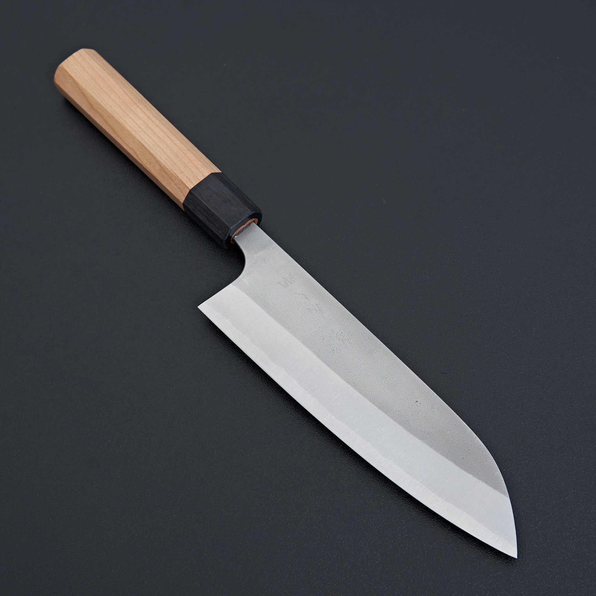 Kato AS Nashiji Cherry Handle Santoku Knife 165mm - Premium Japanese Kitchen Knife for Slicing, Dicing & Chopping Vegetables, Meat & Fish
