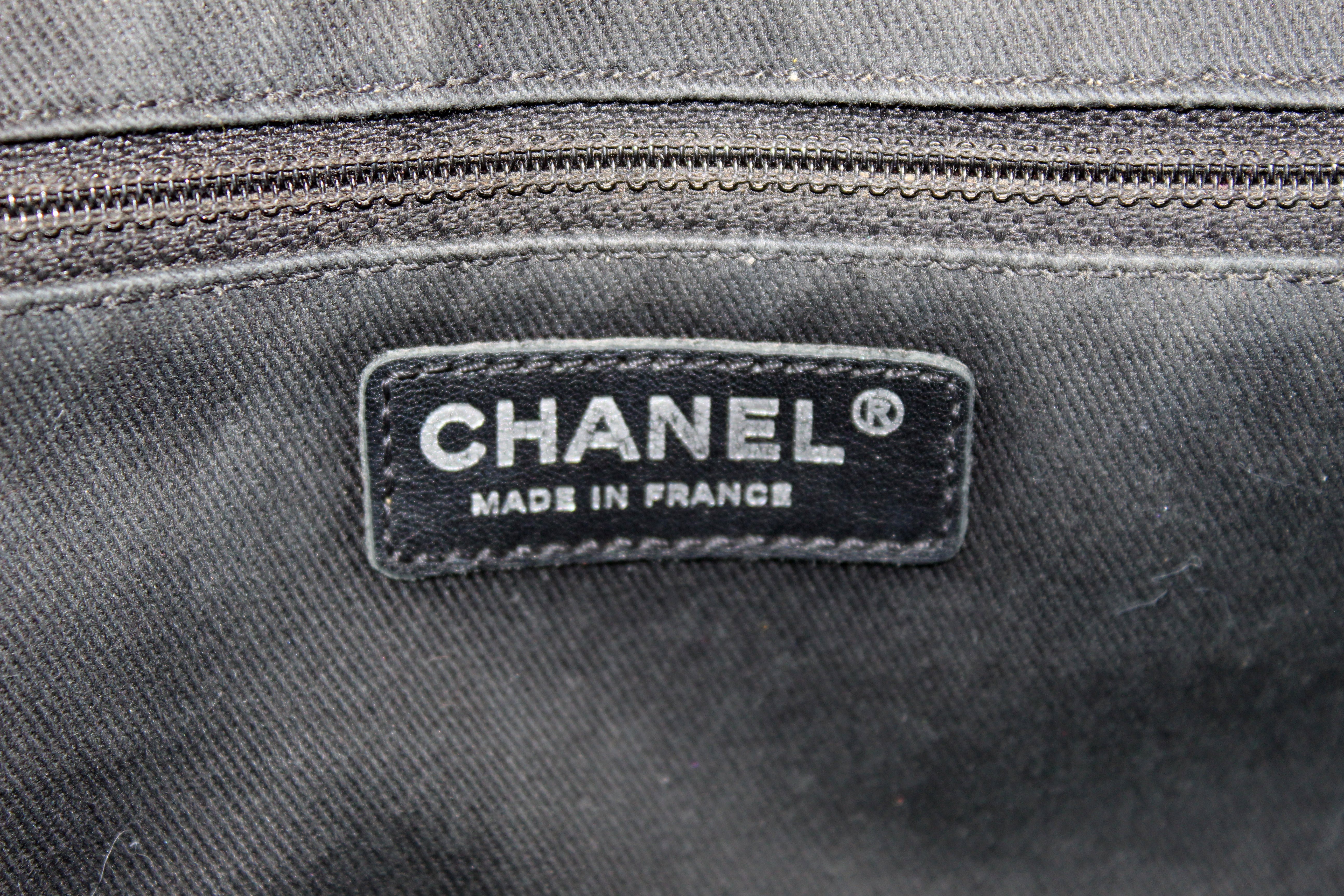 Authentic Chanel Black Caviar Leather Timeless Large Half Moon Flap Bag - Luxury Designer Handbag for Women, Perfect for Parties, Weddings & Evening Events