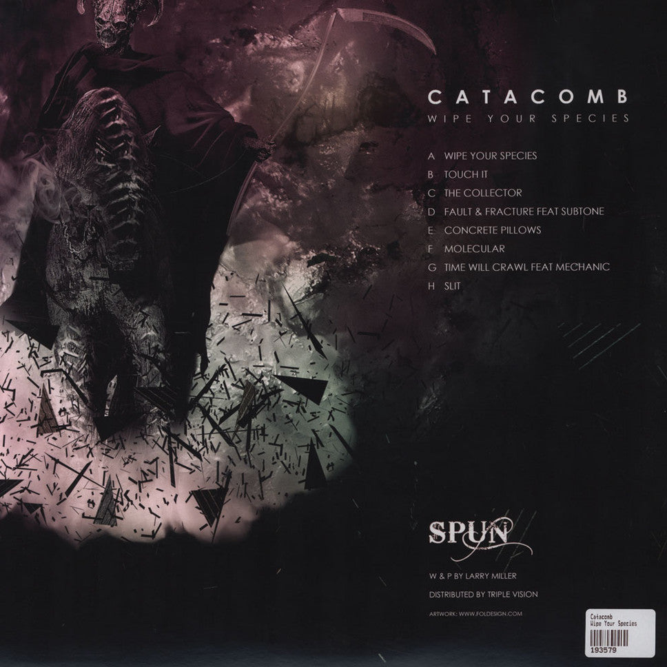 Catacomb - Wipe Your Species LP (SPUNLP001) | Vinyl Record by Spun Records | Perfect for Metal Music Collectors & Vinyl Enthusiasts