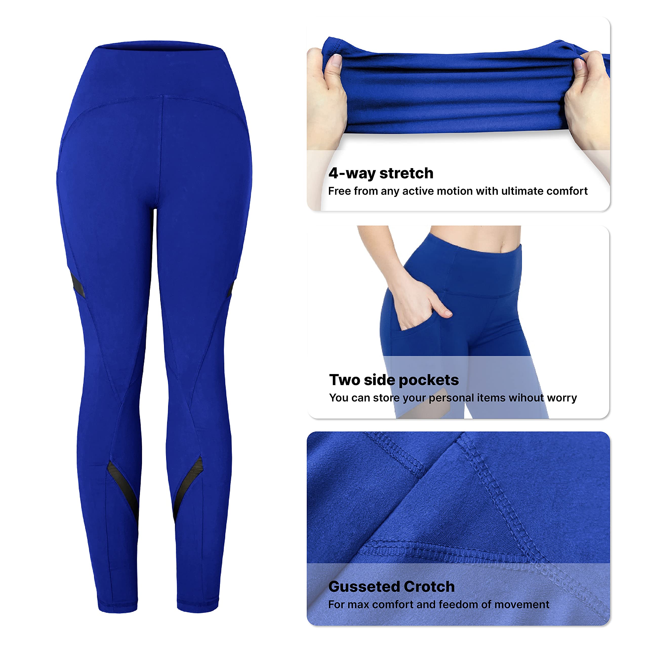 ALWAYS Pockets Yoga Pants for Women - Super Soft Stretch High Waisted Workout Leggings | Gym, Running, Yoga & Everyday Wear