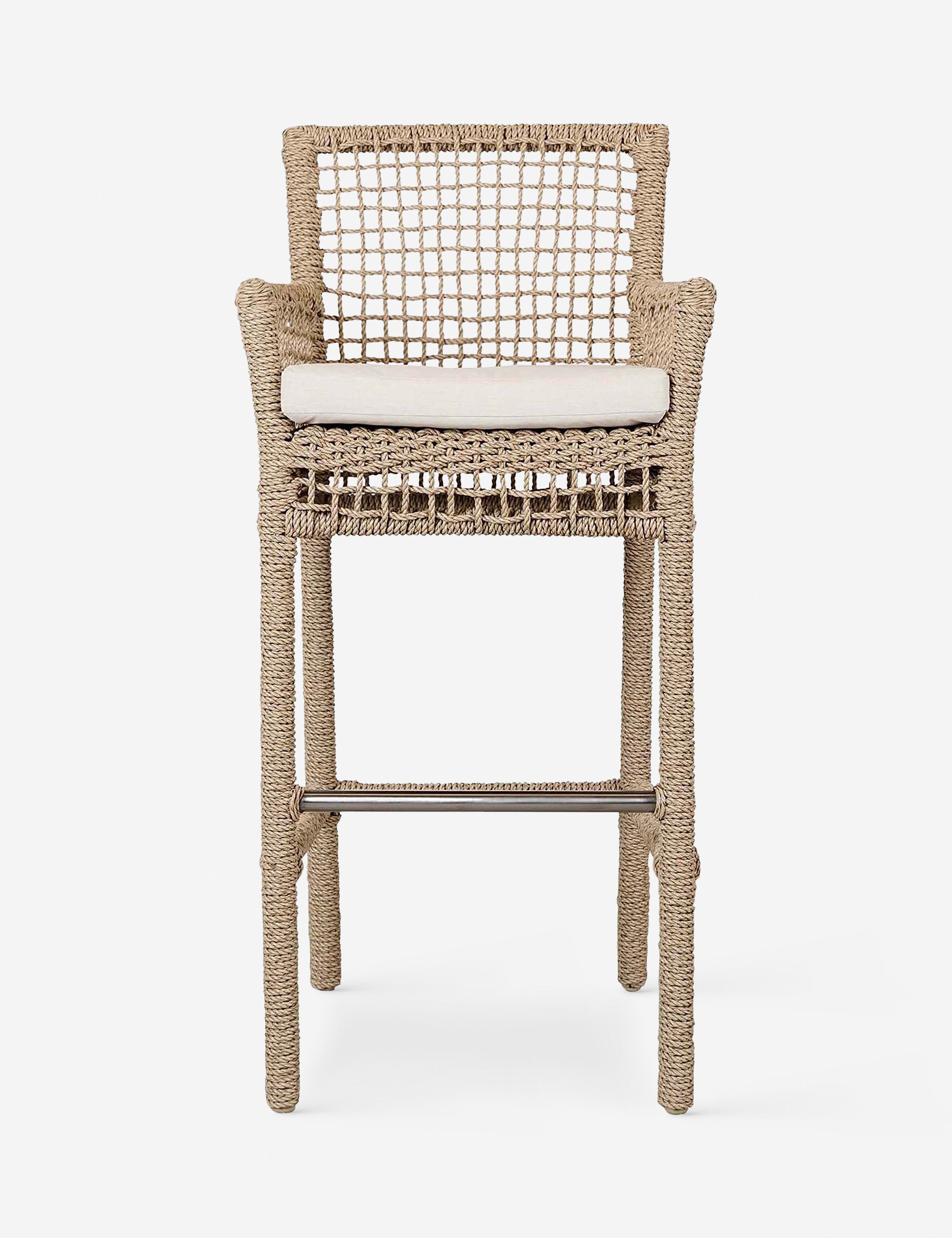 Premium Beverly Indoor Outdoor Bar Stool - Adjustable Height, Weather-Resistant, Comfortable Seating for Kitchen, Patio, and Bar Use