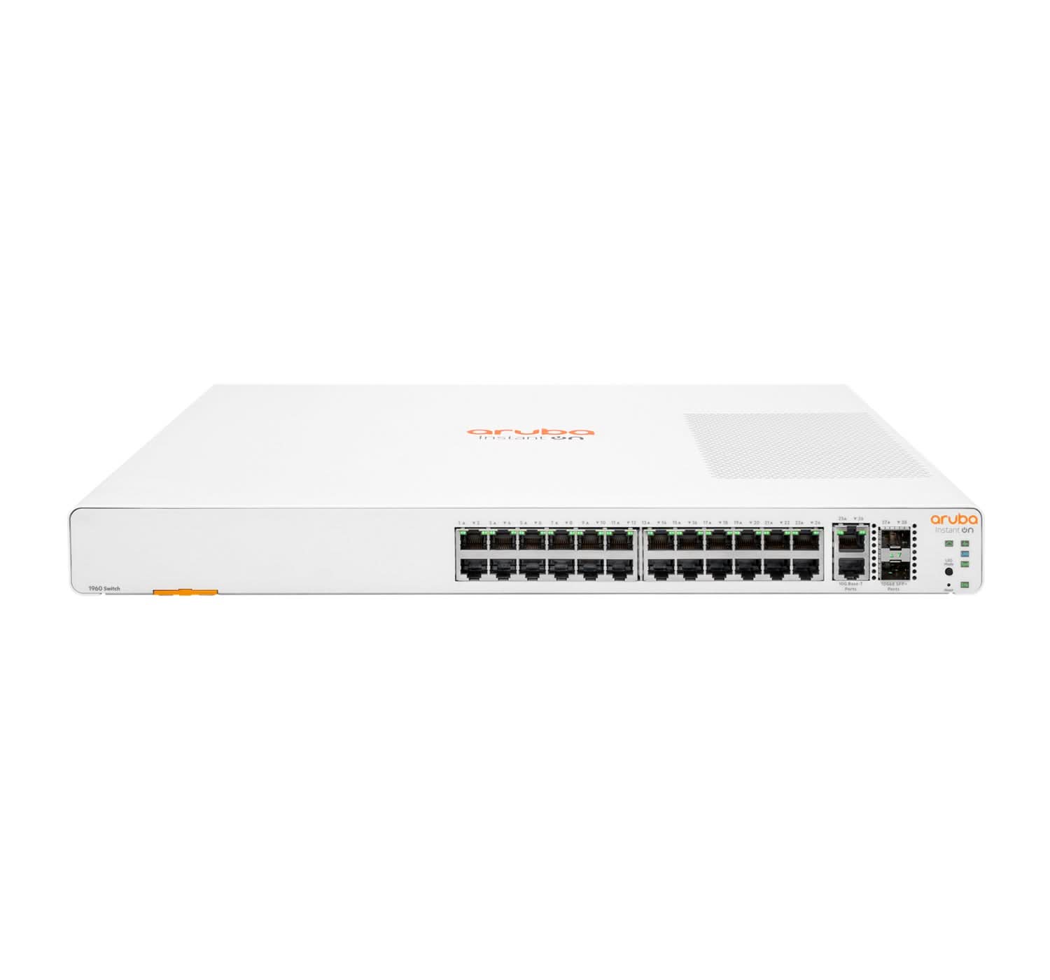 Aruba Instant On 1960 24-Port Gigabit Ethernet Switch | 24G 2XGT 2SFP+ Managed L2+ (10/100/1000) 1U Rackmount | Ideal for Small Business Networks & Office IT Infrastructure