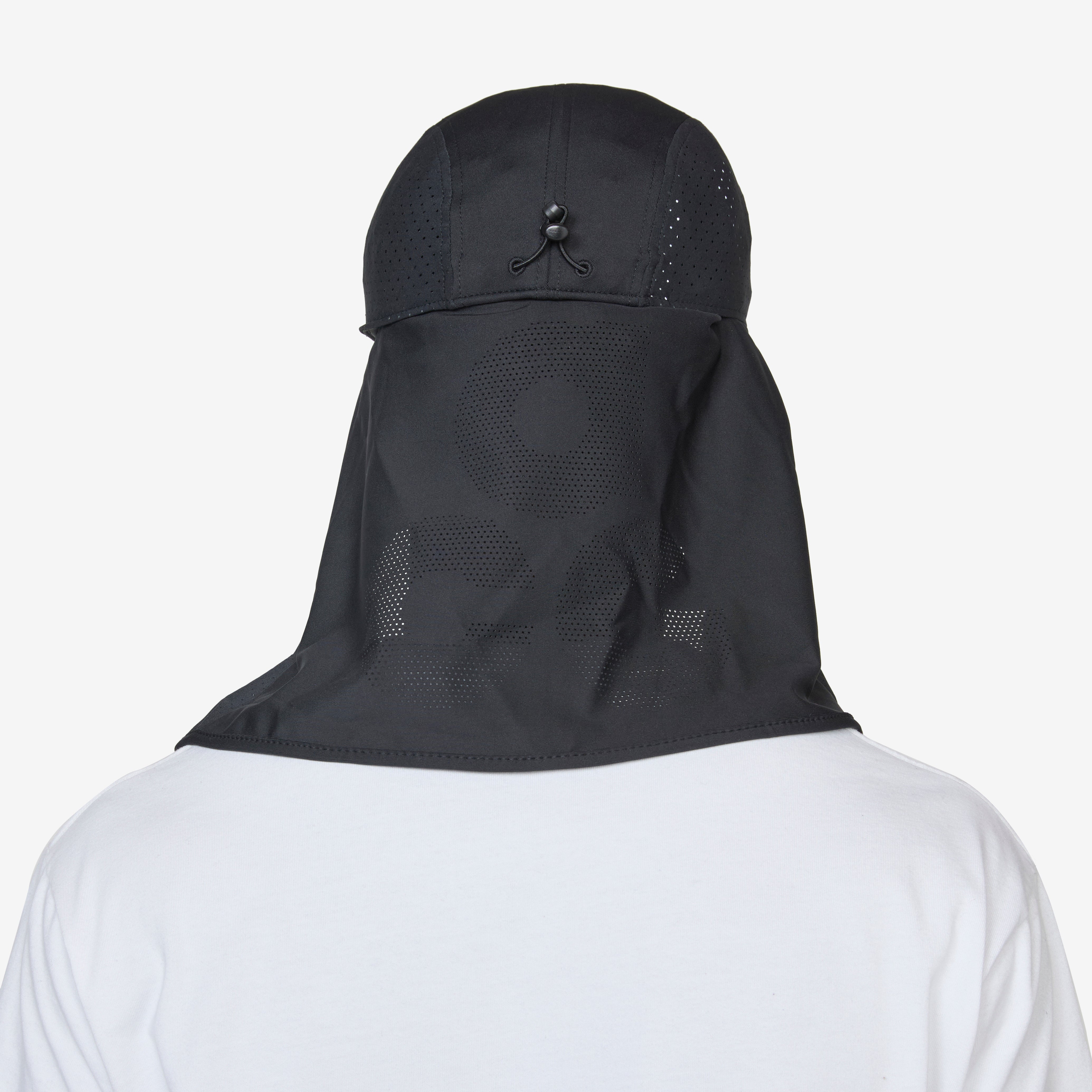 ACG Fly Cap Black with Reflective Silver Trim - Lightweight Adjustable Baseball Hat for Outdoor Sports & Urban Fashion