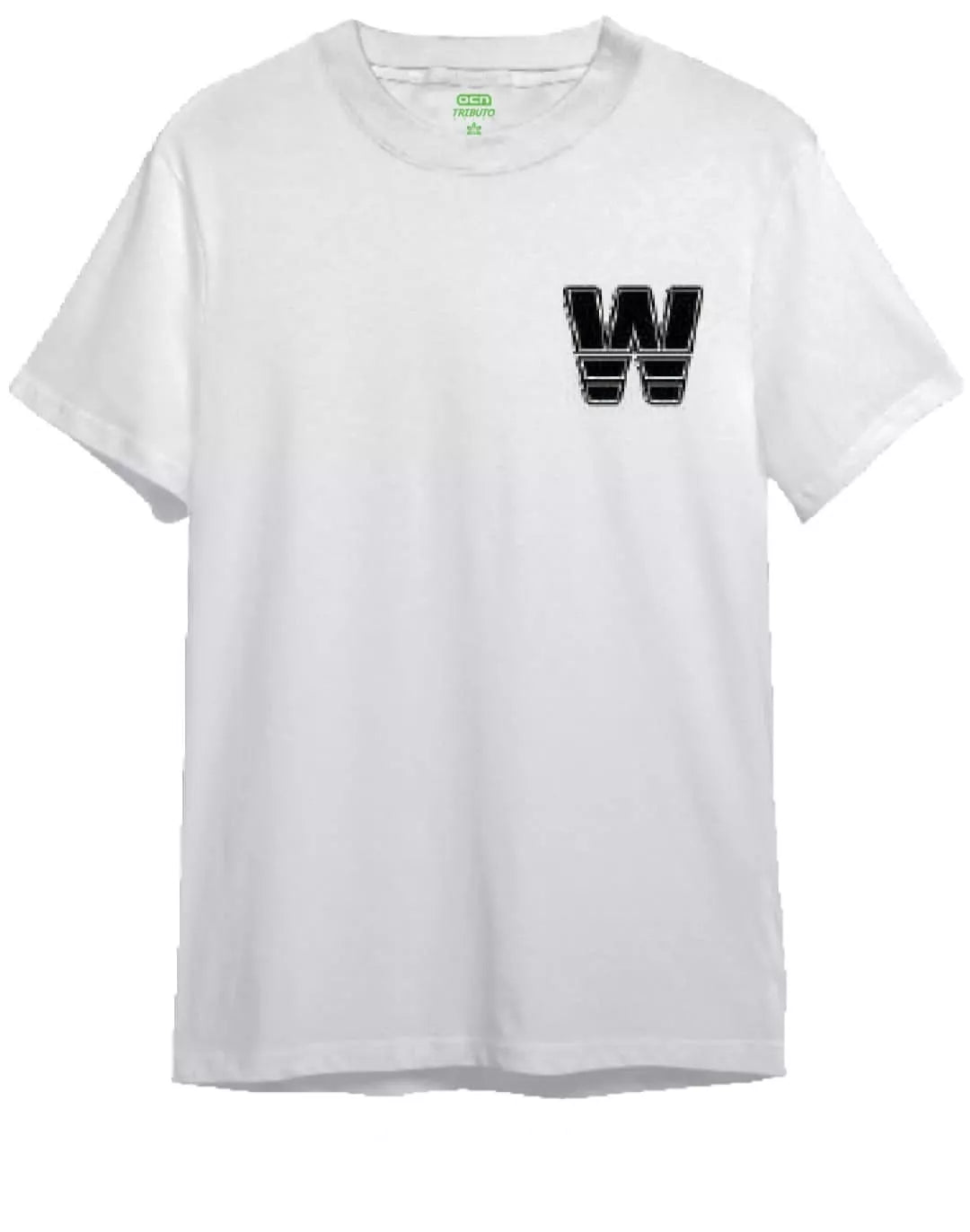 Men's T-Shirt Ocn Tribute White - Comfortable Cotton Tee for Casual Wear, Gym & Everyday Outfits