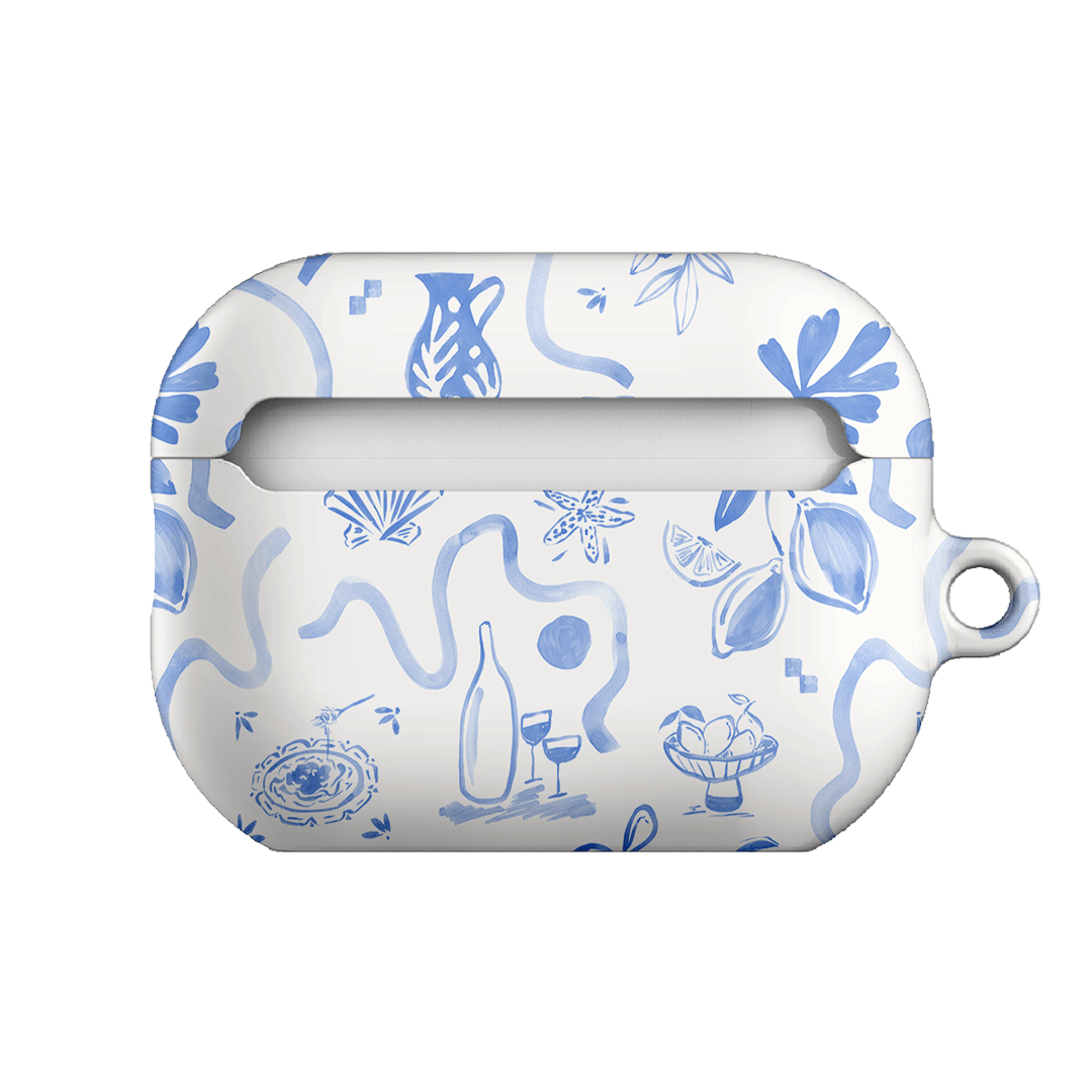 Premium Mediterranean Wave Design AirPods Pro Case - Trendy Protective Cover for Apple AirPods Pro (2019-2023) - Perfect for Travel, Workouts & Everyday Use