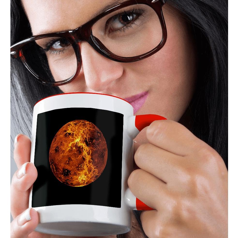 3D Printed Stars and Planets Mercury Mug - Unique Space-Themed Coffee Cup - Perfect for Astronomy Lovers, Office Use & Gift Giving
