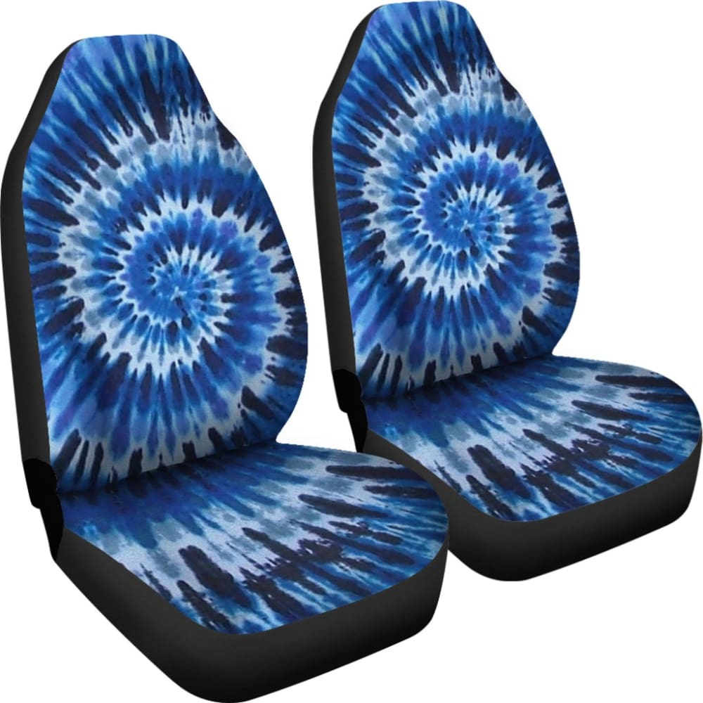 Abstract Tie Dye Car Seat Covers - Waterproof & Breathable Universal Fit for Cars, SUVs, Trucks - Boho Hippie Style Auto Accessories for Road Trips & Daily Commute