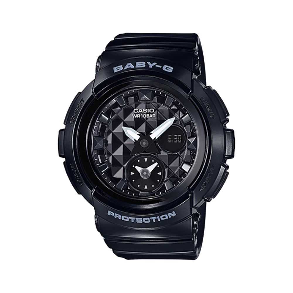 Casio Baby-G BGA-195-1ADR Digital Sport Watch for Women - Water Resistant, Shock Resistant, LED Light - Perfect for Running, Swimming & Outdoor Activities