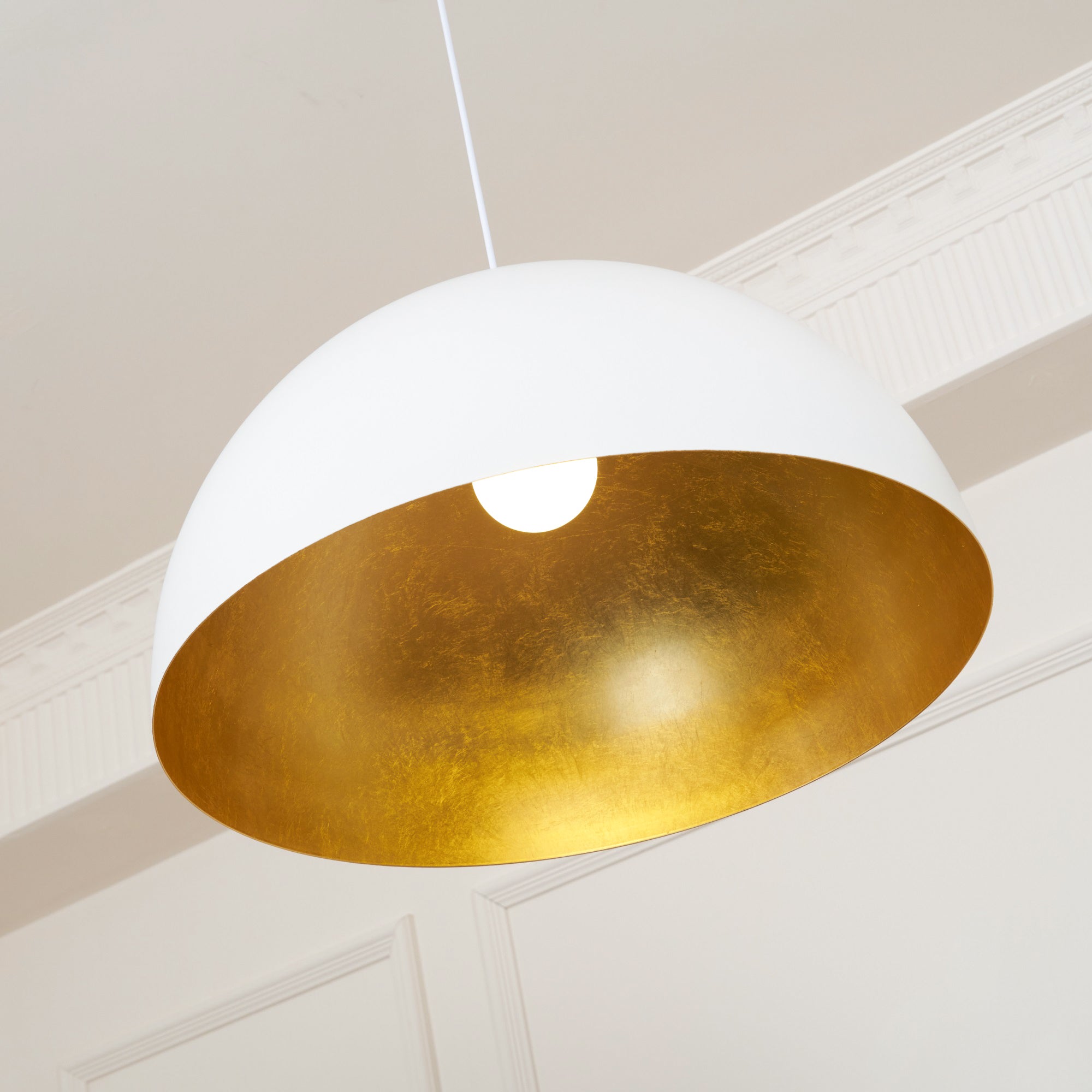 Marlow Dome Pendant Lamp - Modern Ceiling Light Fixture for Dining Room, Kitchen, Bedroom & Living Room | Stylish Industrial Lighting Decor