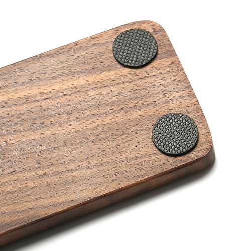 Premium Black Walnut Wooden Wrist Rest Pad - Ergonomic Support for 60% Keyboards (60 Keys) | Anti-Slip Design for Comfort & Protection | Ideal for Gaming, Typing & Office Work