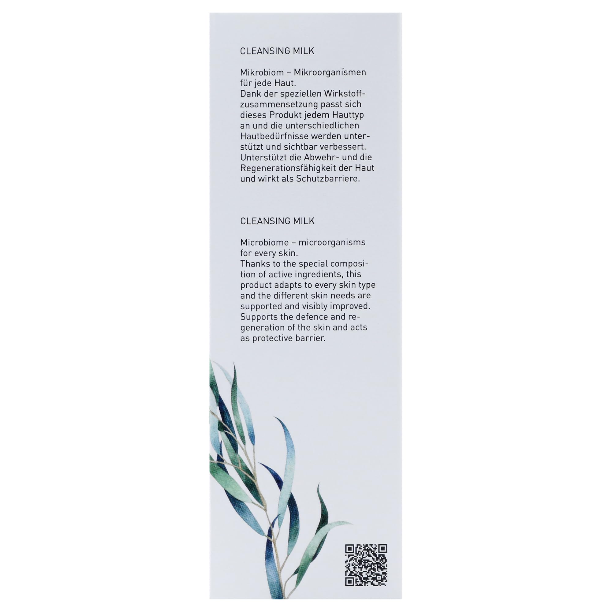 Gentle Microbiome Cleansing Milk for Women - 6.76 oz pH-Balanced Face Wash | Daily Skincare Routine for Sensitive & Dry Skin