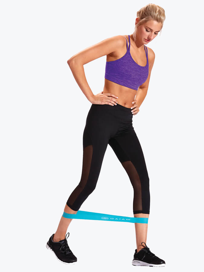 Gaiam Resistance Loop Bands Set - 3 Pack for Strength Training, Yoga, Pilates & Home Workouts
