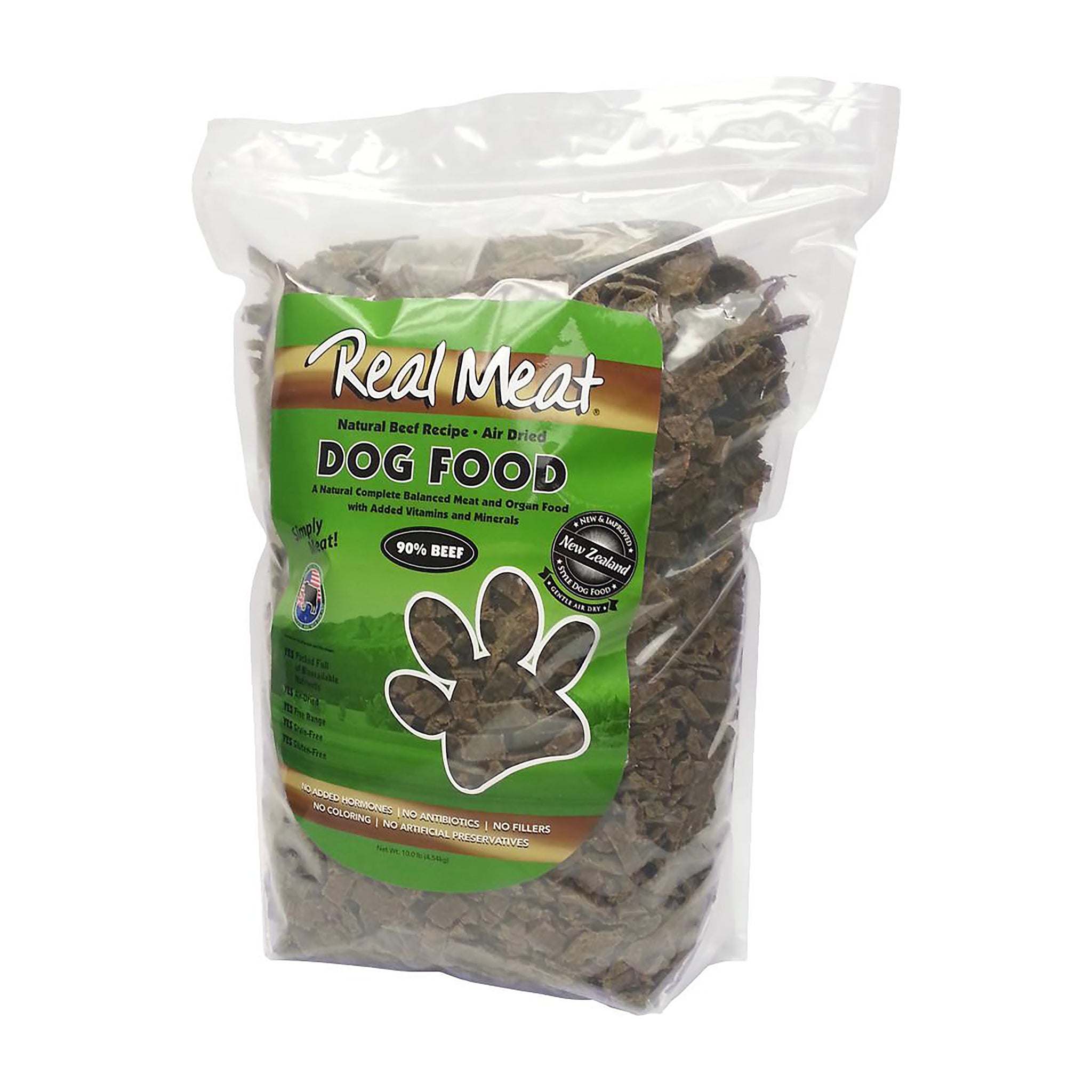 Premium Air-Dried Beef Dog Food - All-Natural Real Meat Treats for Training, Rewards & Healthy Snacking | High-Protein Grain-Free Dog Snacks for Active Pets