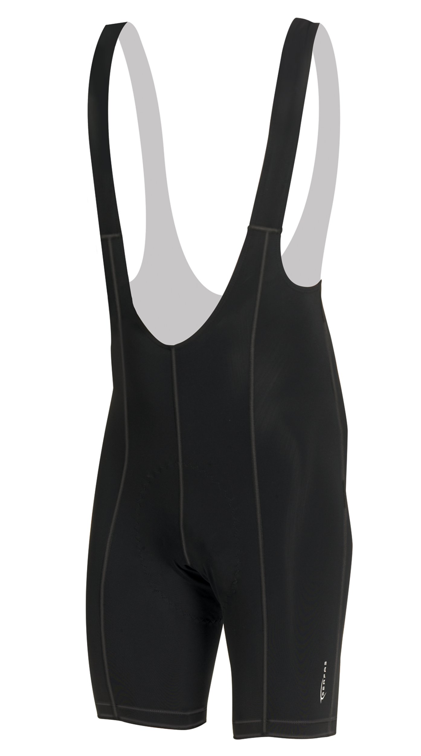 Serfas Reactive Gel Bib Cycling Shorts - Men's & Women's Comfortable Padded Bike Shorts for Road & Mountain Biking - Perfect for Long Distance Cycling & Training
