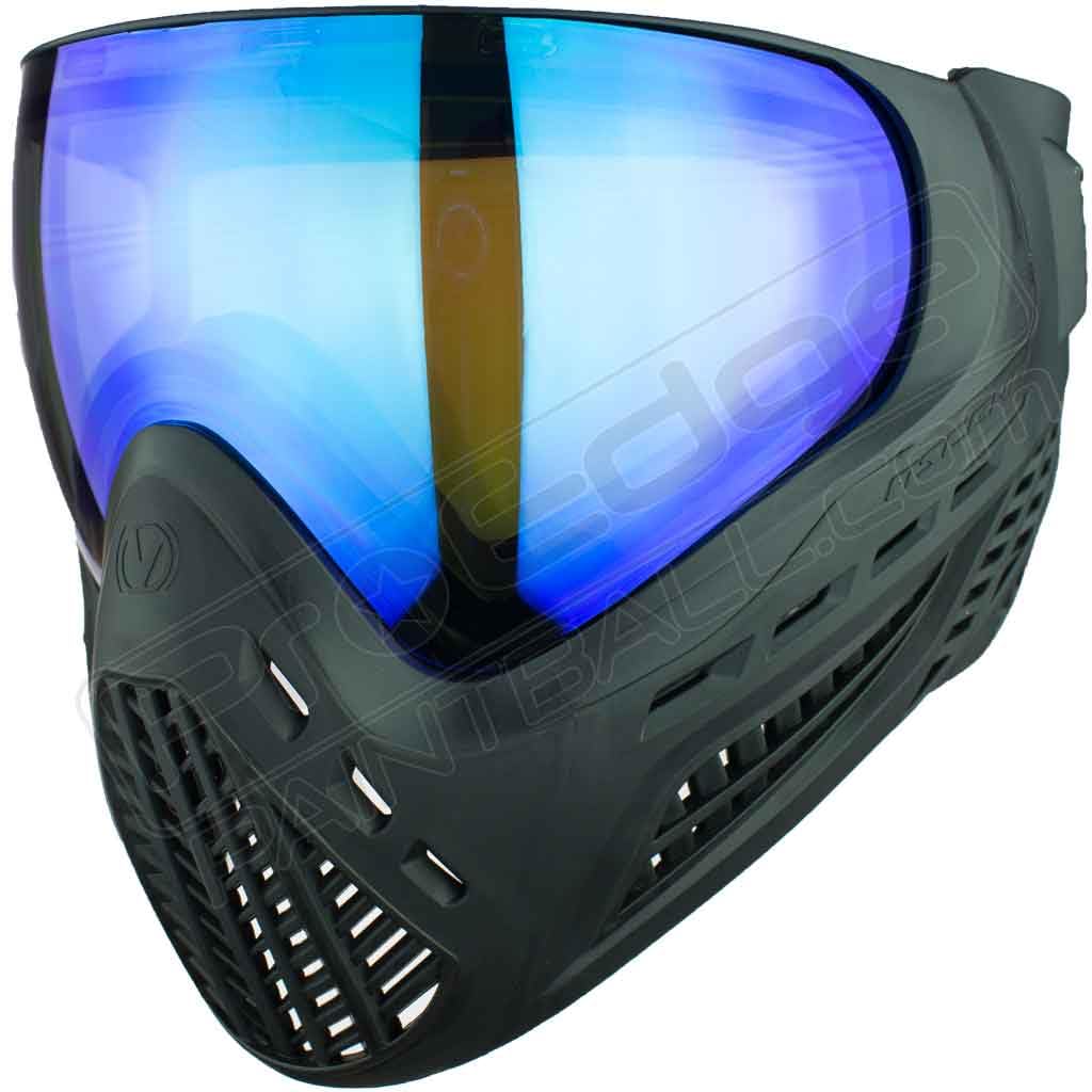 VIRTUE VIO ASCEND Paintball Mask - Black with Interchangeable Lens (Choose Your Color) - Premium Protective Gear for Paintball, Airsoft & Outdoor Sports (SKU 3488, Ice SKU 3515)