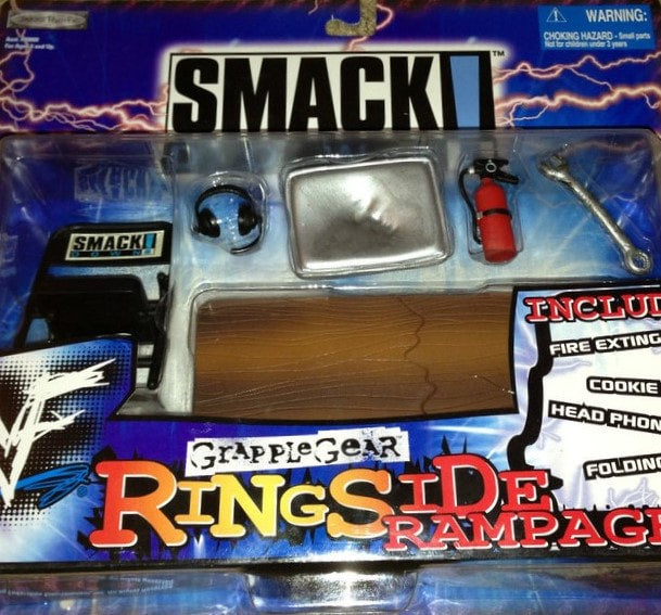1999 WWF Jakks Pacific Grapple Gear Smackdown! Ringside Rampage Wrestling Action Figure - Collectible Toy for Wrestling Fans & Nostalgic Gift for WWE Enthusiasts | Perfect for Display, Play Battles & Memorabilia Collections