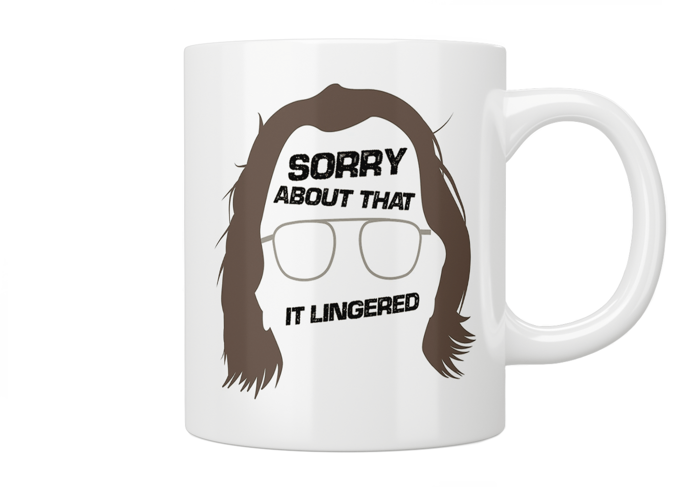 Slow Horses: Sorry About That It Lingered Mug - Funny Novelty Coffee Cup for Book Lovers & TV Fans - Perfect for Home, Office & Gifts