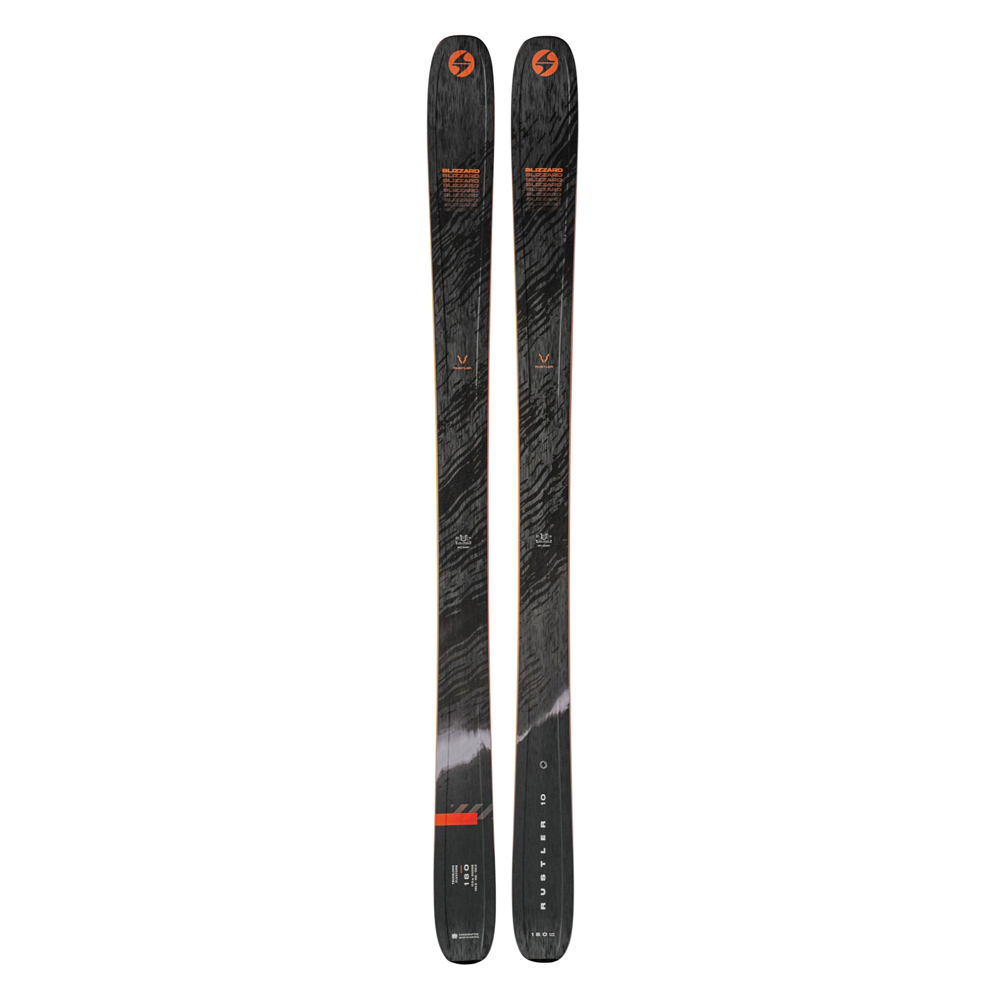 Blizzard Rustler 10 Skis 2025 - All-Mountain Freeride Skis for Men & Women | Powder, Groomers & Backcountry | Perfect for Advanced Skiers & Snow Enthusiasts