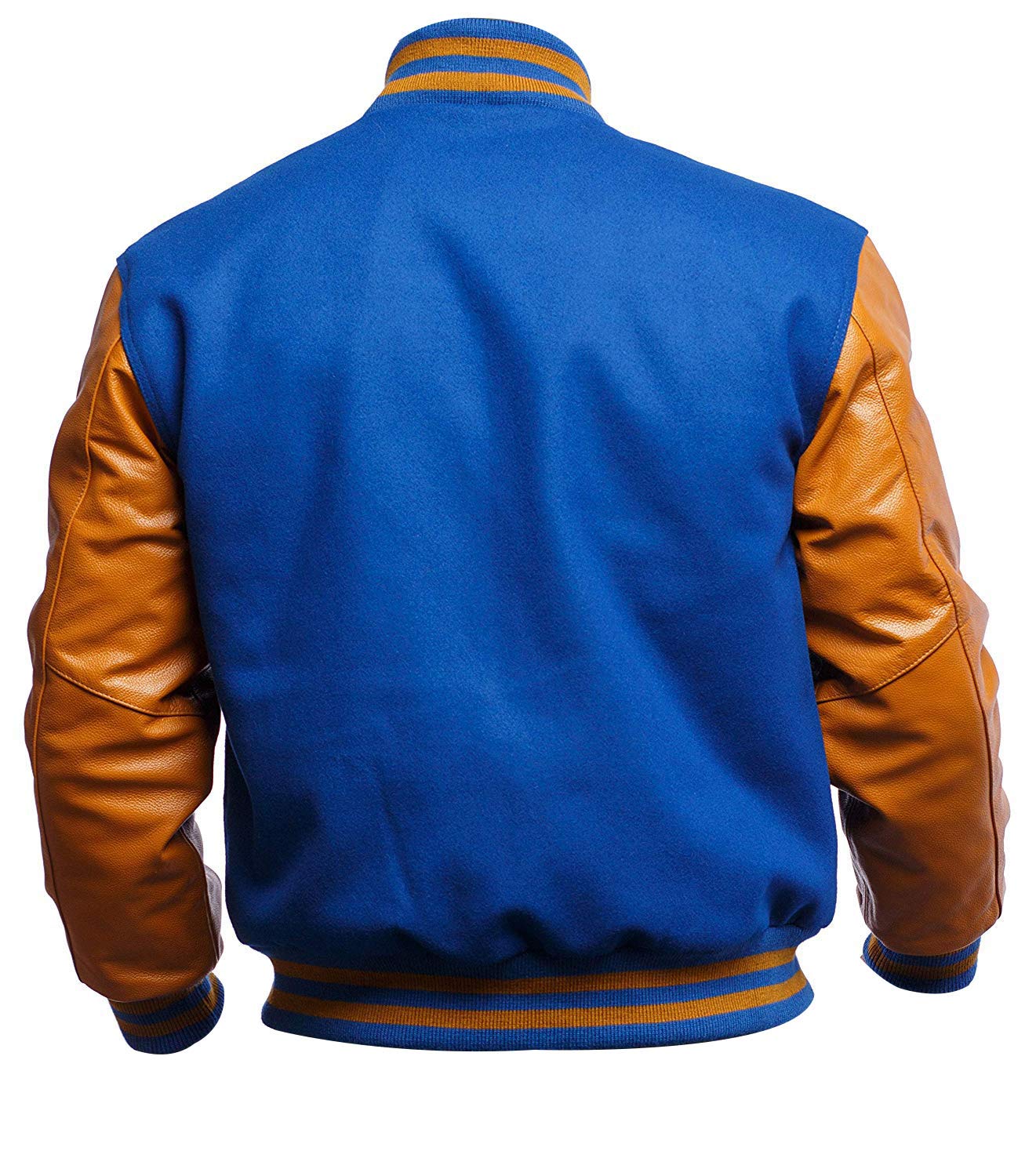 Varsity Letterman Jacket for Men - High School Baseball Coat with Faux Leather Sleeves | Retro College Style Outerwear for Sports, Casual Wear & Game Day Outfits