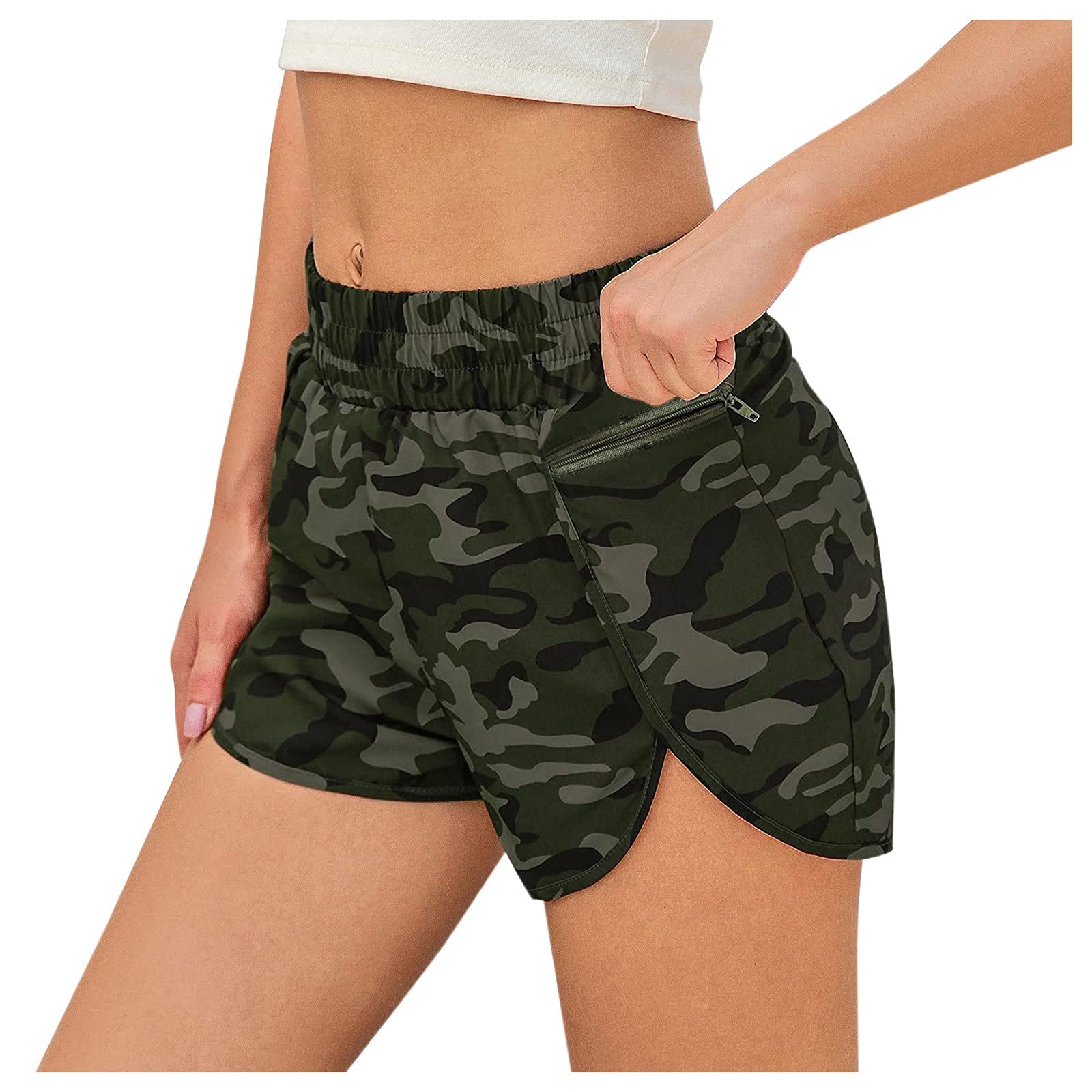 Reasoncool Women's Quick-Dry Running Shorts - 1.75