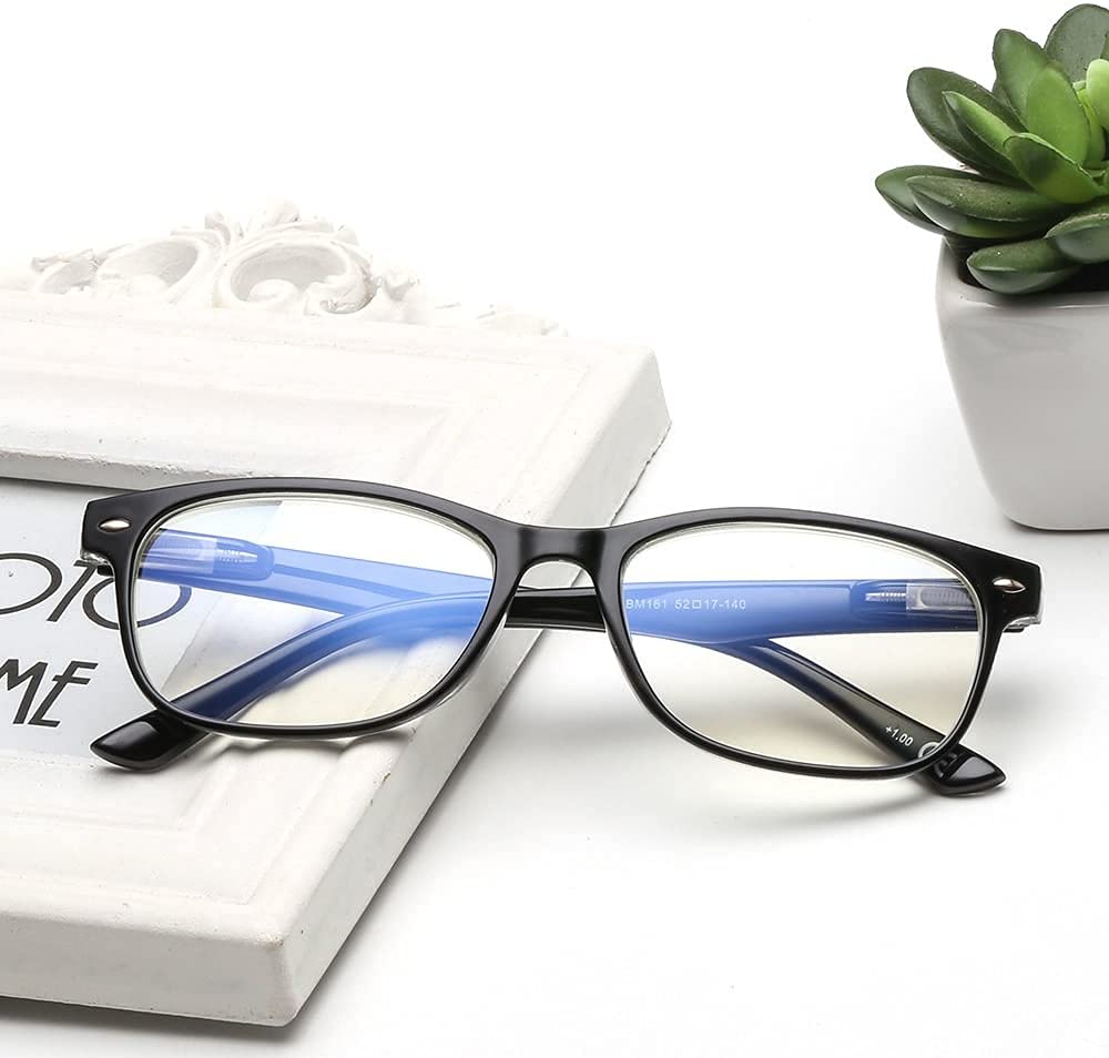 Suertree 3 Pack Reading Glasses for Men & Women - UV Protection, Anti-Glare, Spring Hinge Readers - Perfect for Reading, Computer Use & Daily Activities