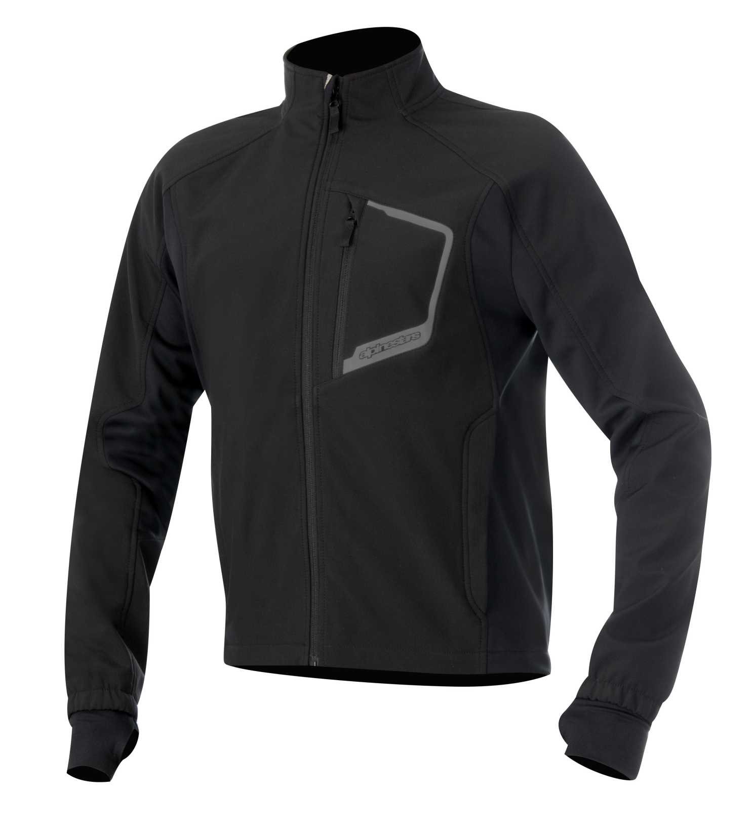 Alpinestars Men's Tech Layer Black Jacket 2940-0288 - Lightweight Motorcycle Riding Jacket for Street & Commuting - Perfect for Urban Riders & Daily Wear