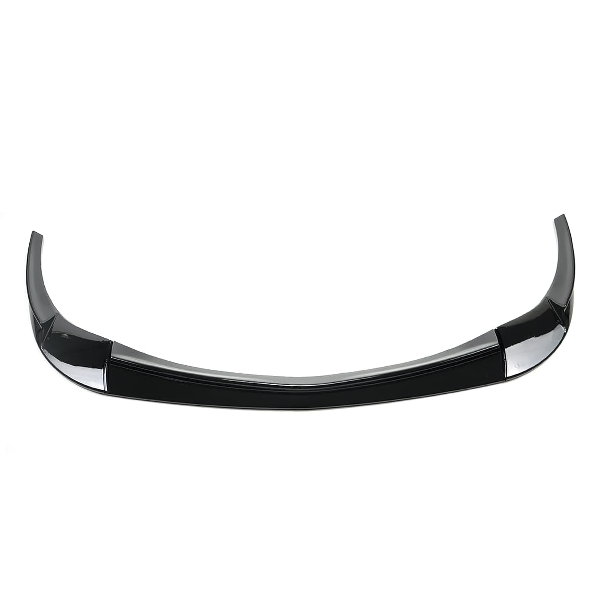 Glossy Black Front Bumper Lip Splitter (3-Piece Set) - Compatible with 2005-2013 Chevy Corvette C6 Base Models | Enhance Style & Aerodynamics for Street Racing & Car Shows