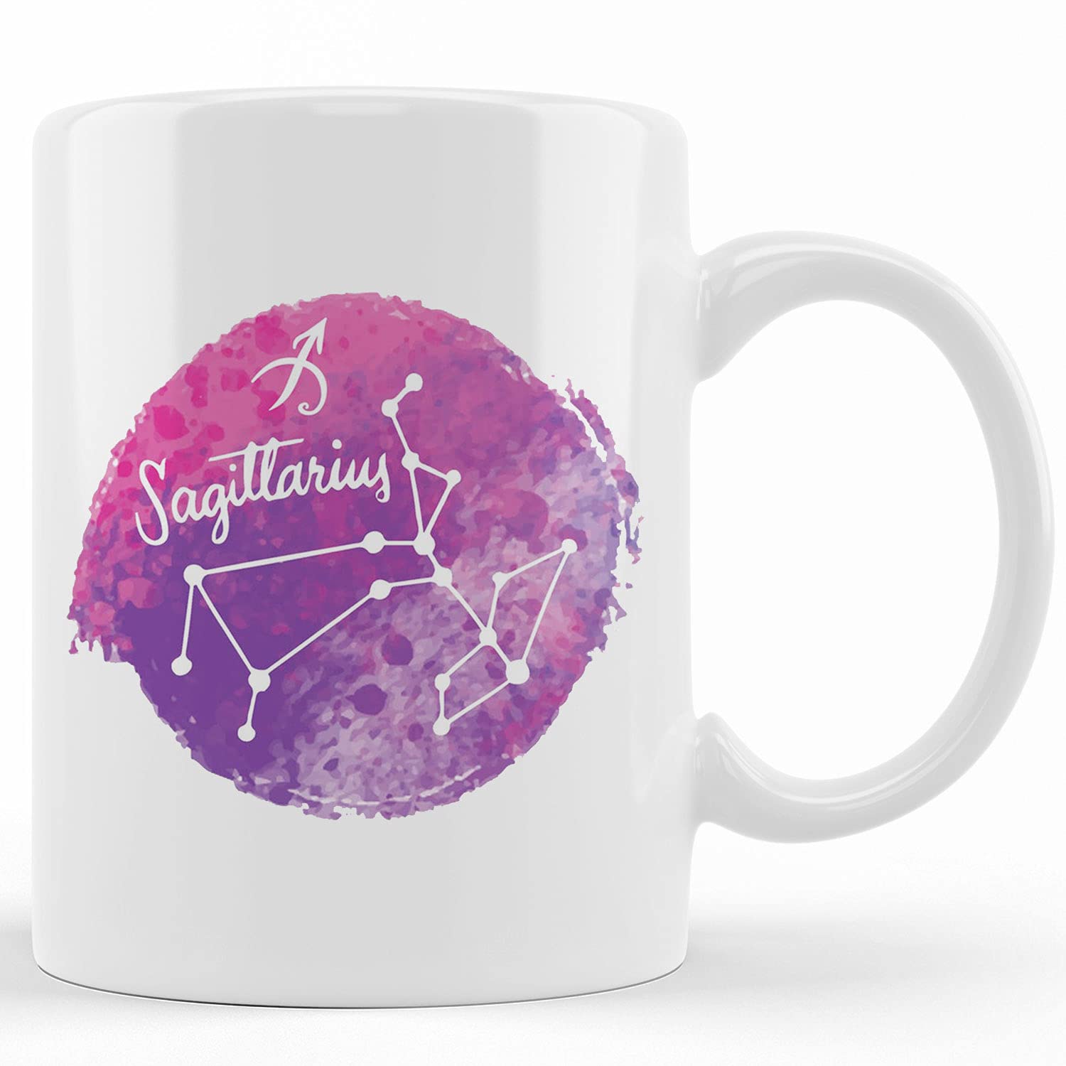 Sagittarius Zodiac Coffee Mug - 11oz & 15oz Ceramic Tea Cup - Perfect Birthday Gift for Sagittarius Men & Women - Astrology Novelty Mug for Coffee Lovers & Zodiac Sign Enthusiasts - Great for Home, Office or Gift Giving