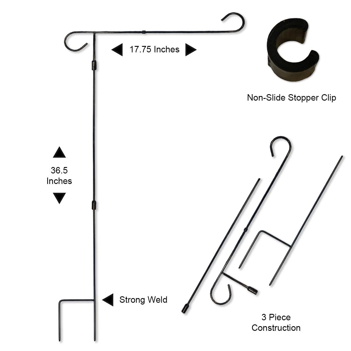 Tampa Bay Lightning Circle Garden Flag with Pole Stand - Officially Licensed NHL Team Flag for Outdoor Yard Decor, Sports Fan Gifts, and Game Day Tailgating