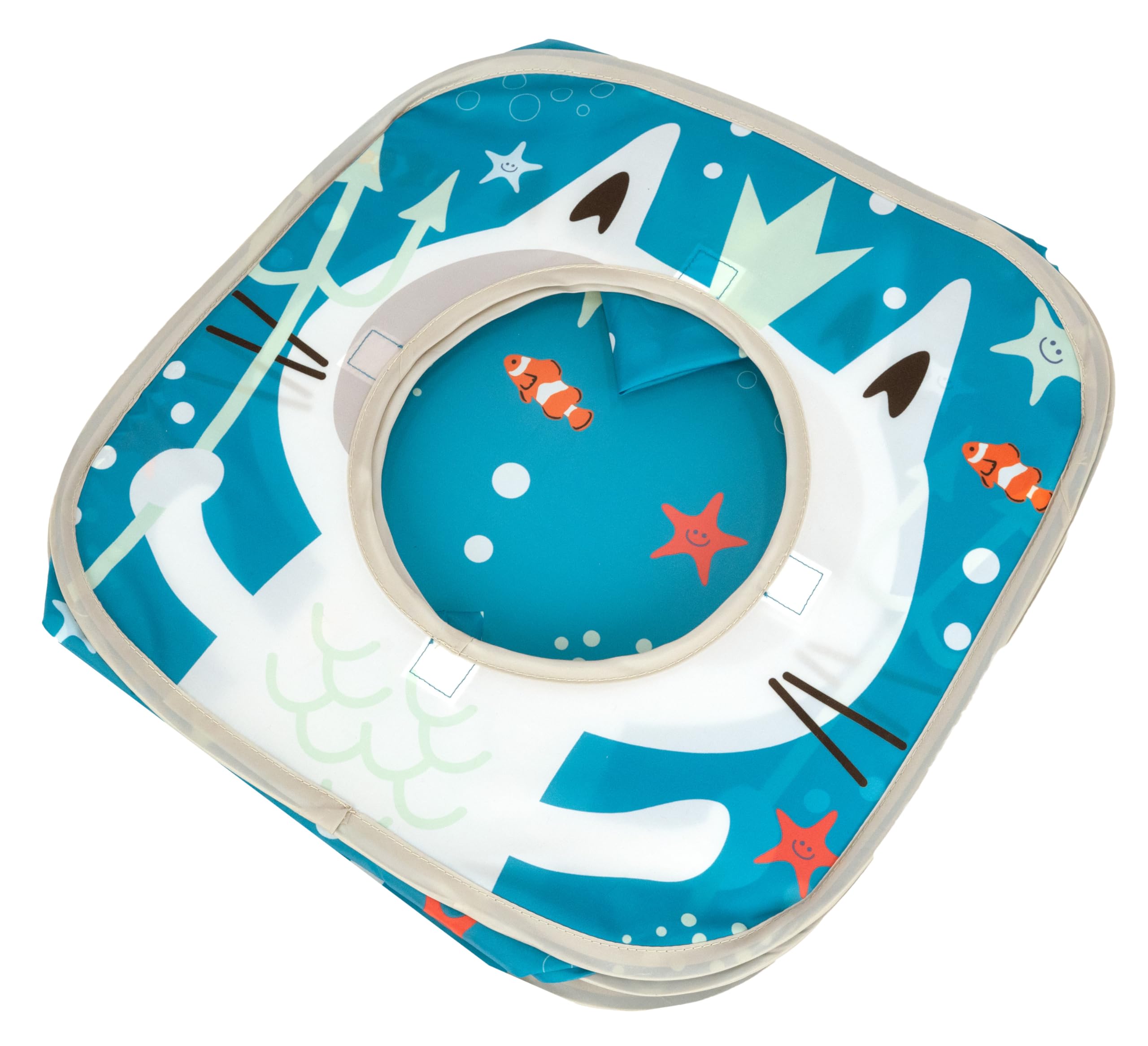 Kitty City Ocean Themed Cat Play Furniture - Interactive Play Cube for Indoor Cats | Perfect for Small Spaces & Playtime Fun