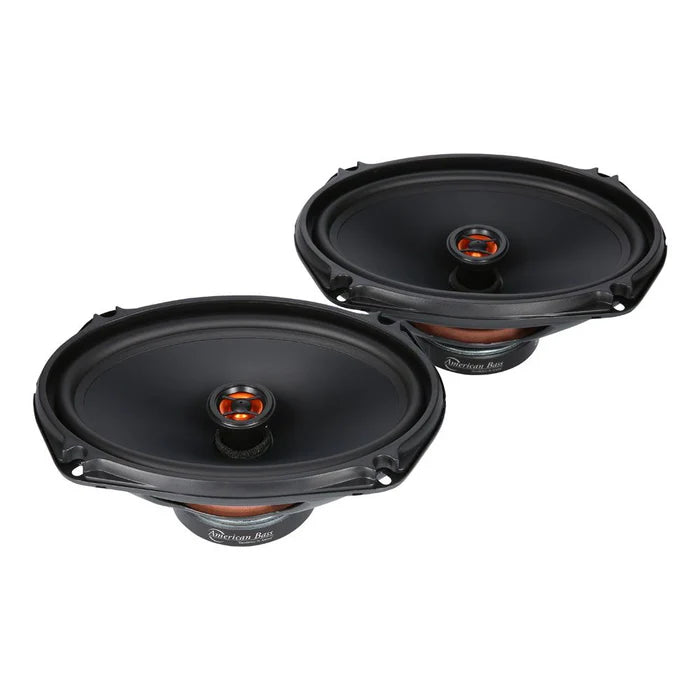 American Bass Studio 6x9 Coaxial Car Speakers - 100 Watts RMS Power - Premium Sound for Trucks, SUVs & Custom Car Audio Systems