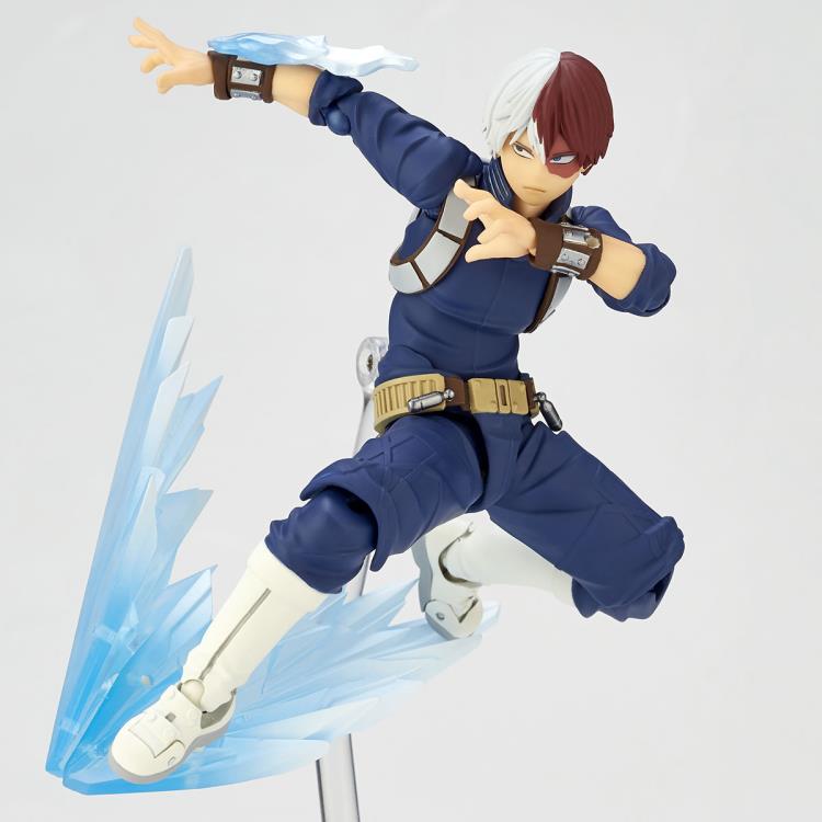Amazing Yamaguchi Revoltech Action Figure - Shoto Todoroki from My Hero Academia | Highly Articulated Collectible Toy for Anime Fans & Display | Perfect for Cosplay, Gift Giving & Anime Collections