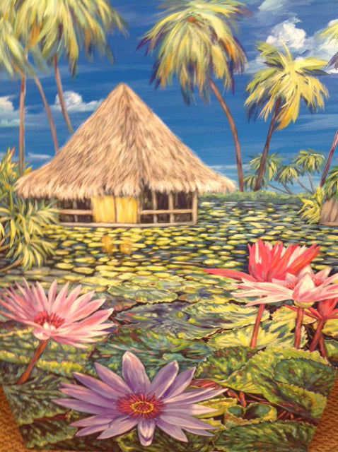 24x36 Just A Dream Acrylic Painting by D Perry - Modern Wall Art for Living Room, Bedroom & Office Decor