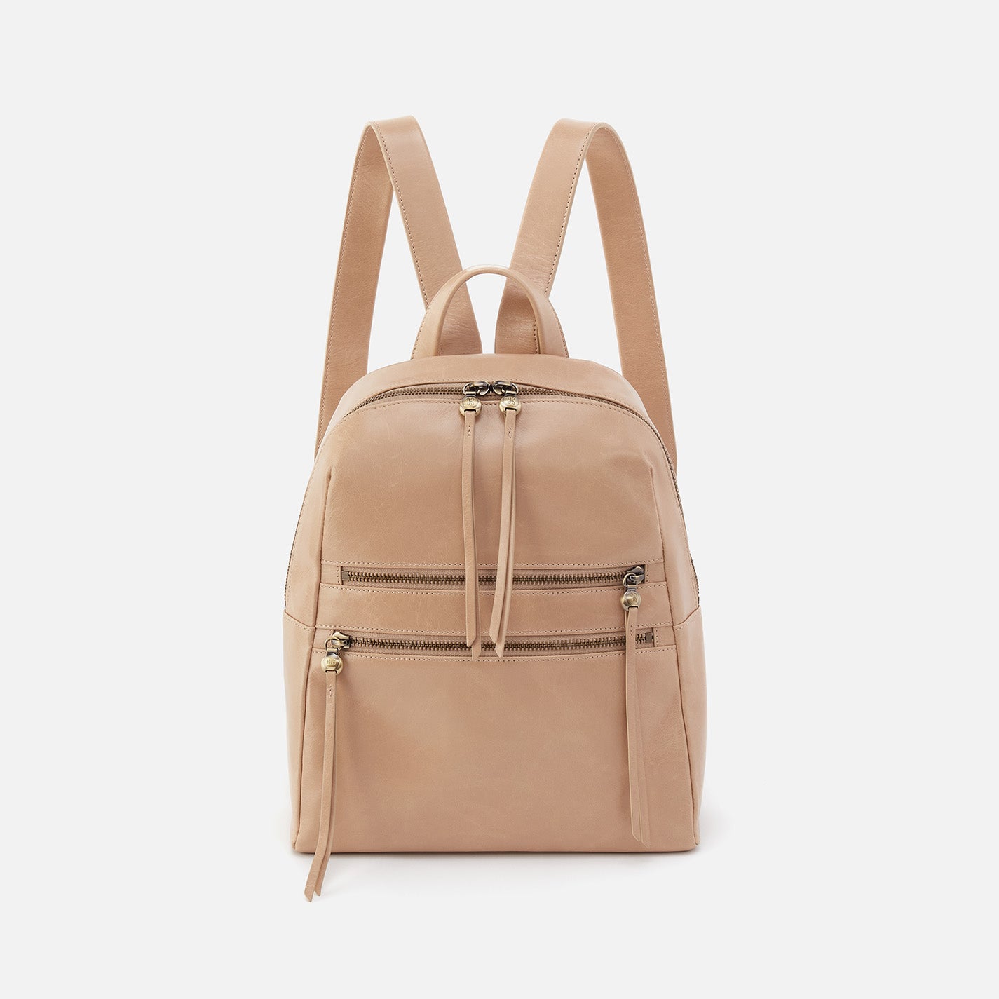 Premium Billie Leather Backpack for Women & Men - Stylish & Durable Polished Sand Leather - Perfect for Travel, Work & Daily Commute