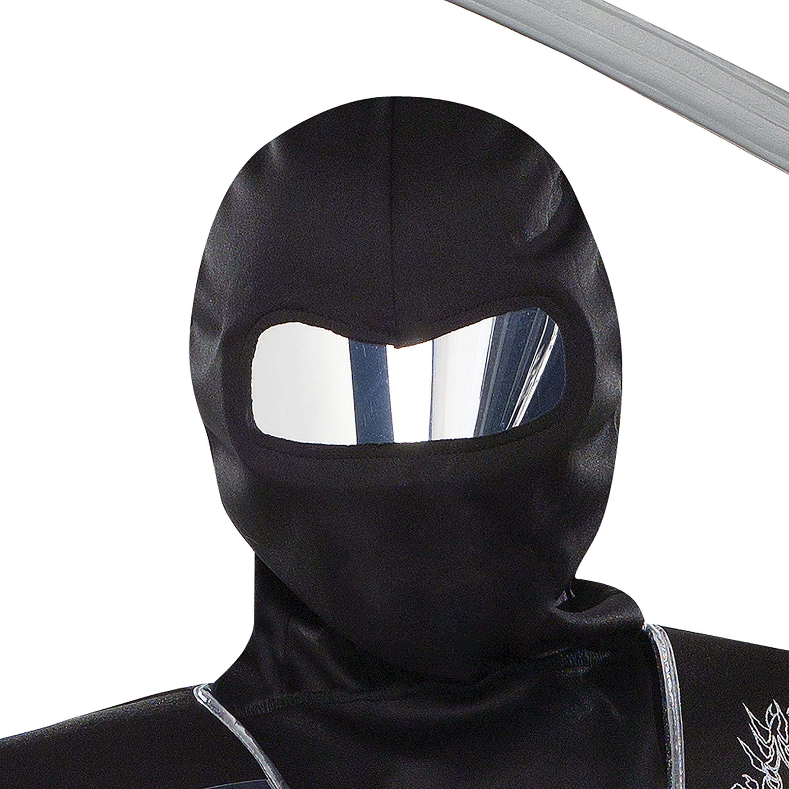 Fun World Boys Mirror Ninja Silver Costume - Kids Ninja Dress Up Outfit for Halloween, Cosplay & Role Play Parties