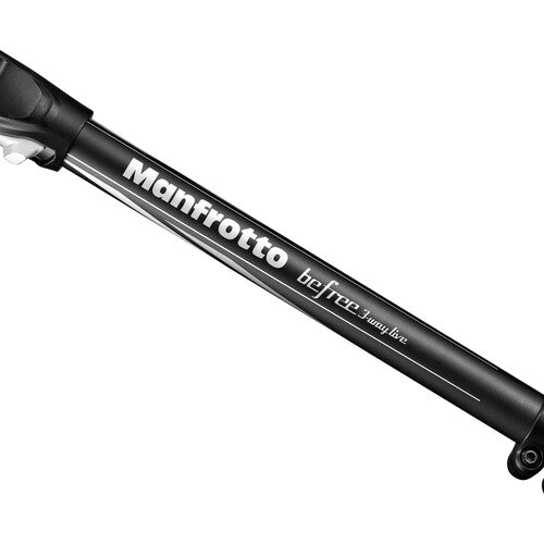 Manfrotto Befree 3 Way Live Advanced Tripod - Professional Aluminum Camera Tripod with Fluid Head for DSLR, Mirrorless & Video - Perfect for Travel, Vlogging & Live Streaming